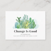 引っ越しましたの新しいアドレスの移動告知 名刺 (正面)