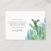 引っ越しましたの新しいアドレスの移動告知 名刺 (裏面)