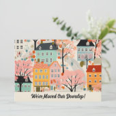 引っ越しましたの新しいアドレスの移動告知 案内状 (スタンド正面)