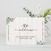 引っ越しましたの新しいアドレスの移動告知 案内状 (スタンド正面)