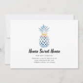 引っ越しましたの新しいアドレスの移動告知 案内状 (正面)