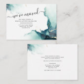 引っ越しましたの新しいアドレスの移動 ノートカード (正面/裏面)