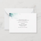 引っ越しましたの新しいアドレスの移動 ノートカード (裏面)