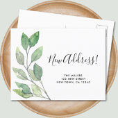 引っ越しましたの新しいアドレスの移動 案内ポストカード