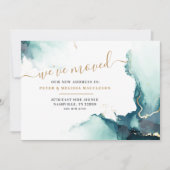 引っ越しましたの新しいアドレスの移動 案内状 (正面)