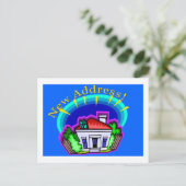 引っ越しましたの新しいアドレスカード 案内ポストカード (スタンド正面)