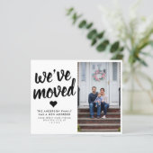 引っ越しましたの新しいアドレス写真の移動告知 (スタンド正面)