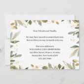 引っ越しましたの新しいアドレス写真の観葉のミニマリスト 案内状 (裏面)