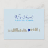 引っ越しましたの新しいホームのお知らせ ポストカード (正面)