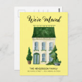 引っ越しましたの新しいホームの移動告知 ポストカード (正面/裏面)