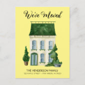 引っ越しましたの新しいホームの移動告知 ポストカード (正面)