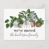 引っ越しましたの新しいホームの移動告知 案内ポストカード (正面)