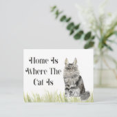 引っ越しましたの新しいホームアドレス ポストカード (スタンド正面)