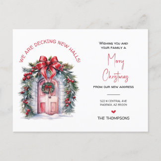 引っ越しましたの新しいホームクリスマスの動きの発表 シーズンポストカード