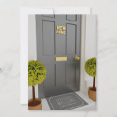 引っ越しましたの新しいホーム移動案内カード 案内状 (正面)