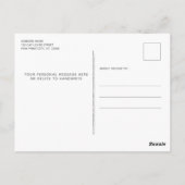 引っ越しましたの新しい住所ペットの写真の猫の移動 ポストカード (裏面)