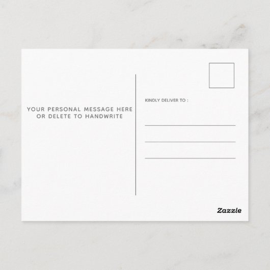 引っ越しましたの新しい住所ペット犬の移動 ポストカード (裏面)