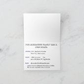 引っ越しましたの新しい住所 案内状 (内部)