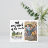 引っ越しましたの新しい首の写真の移動 案内状 (スタンド正面)