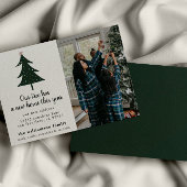 引っ越しましたの新住所の休日の写真のお知らせ 招待状