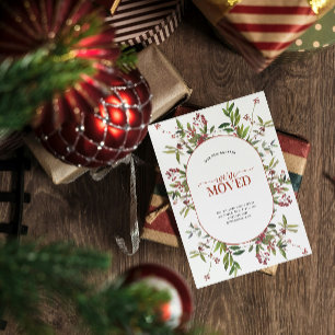 引っ越しましたの暖かい冬のベリーの移動発表 シーズンカード