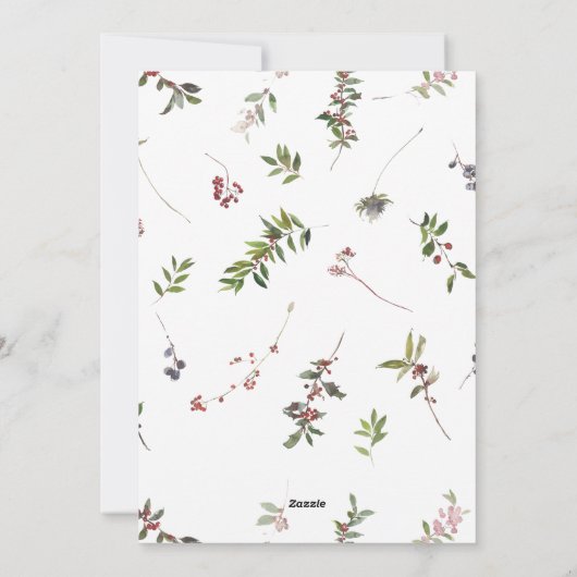 引っ越しましたの暖かい冬のベリーの移動発表 シーズンカード (裏面)