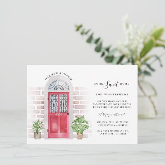 引っ越しましたの水彩変化のお知らせ (スタンド正面)