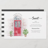 引っ越しましたの水彩変化のお知らせ 便箋 (正面/裏面)