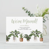 引っ越しましたの水彩変化のお知らせ 招待状 (スタンド正面)