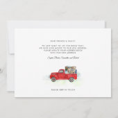 引っ越しましたの水彩移動アドレスのお知らせ 招待状 (裏面)