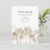 引っ越しましたの水色のヤシの木を移動 案内状 (スタンド正面)