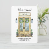 引っ越しましたの水色ドアの移動案内 カード (スタンド正面)