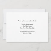 引っ越しましたの海外新着機引越 案内状 (裏面)