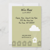 引っ越しましたの発表カード 案内状 (正面)