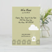 引っ越しましたの発表カード 案内状 (スタンド正面)