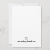 引っ越しましたの発表カード 案内状 (裏面)