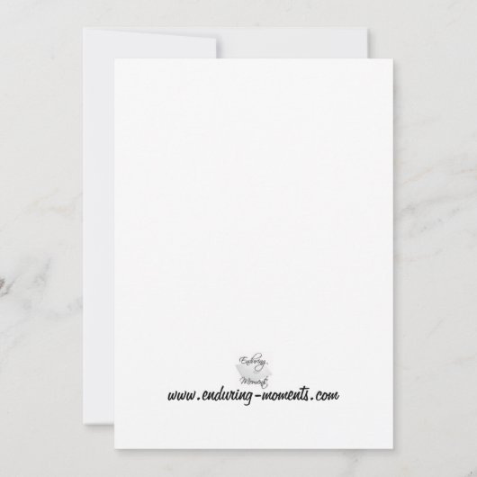 引っ越しましたの発表カード 案内状 (裏面)