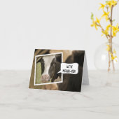 引っ越しましたの発表 カード (黄色い花)