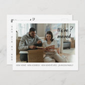 引っ越しましたの移動お知らせ写真1.ポストカード シーズンポストカード (正面/裏面)