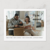 引っ越しましたの移動お知らせ写真1.ポストカード シーズンポストカード (正面)