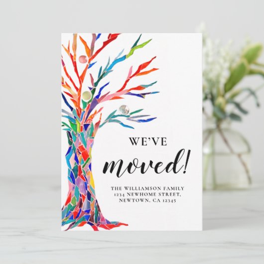 引っ越しましたの移動告知 案内状 (スタンド正面)