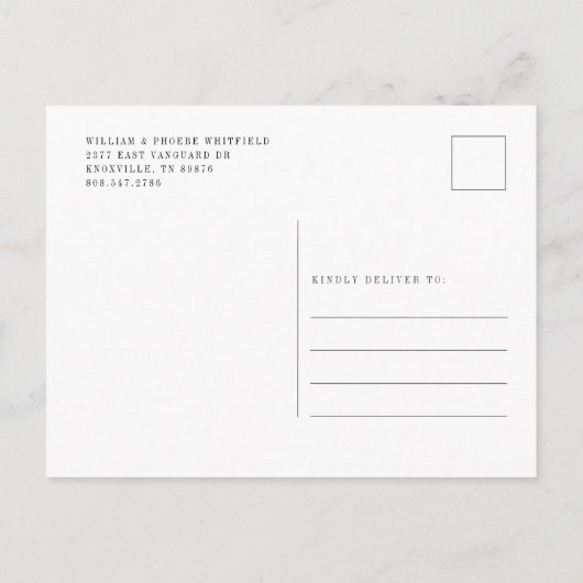 引っ越しましたの移動 案内ポストカード (裏面)