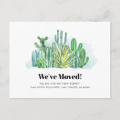 引っ越しましたの移動 案内ポストカード (正面)