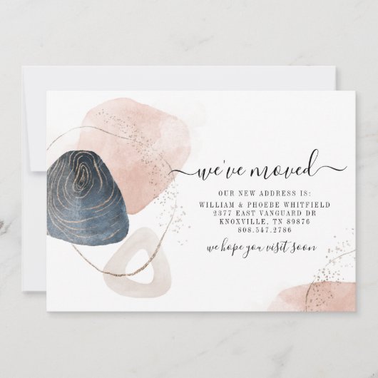 引っ越しましたの移動 案内状 (正面)