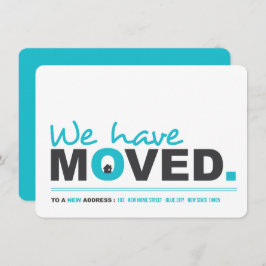 引っ越しましたの移行発表引っ越し祝いパーティーパーティー 招待状