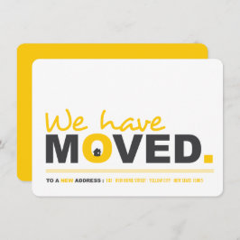 引っ越しましたの移行発表引っ越し祝いパーティーパーティー 招待状