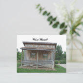 引っ越しましたはがき通知 案内ポストカード (スタンド正面)