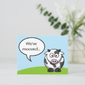 引っ越しましたはがき インビテーションポストカード (スタンド正面)