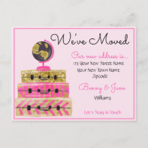 引っ越しましたはがき