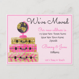 引っ越しましたはがき ポストカード